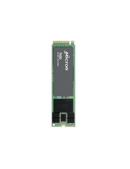 SSD, MICRON, 7450 PRO, 960GB, M.2, NVMe, 3D NAND, Write speed 1400 MBytes/sec, Read speed 5000 MBytes/sec, TBW 1700 TB, MTBF 20