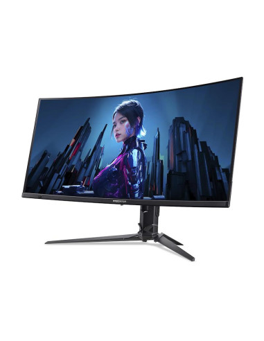 LCD Monitor, ACER, 34 ", 3440 x 1440 pixels, UltraWide Quad HD, Native aspect ratio 21:9, QD-OLED, Curved, UM.CXXEE.501
