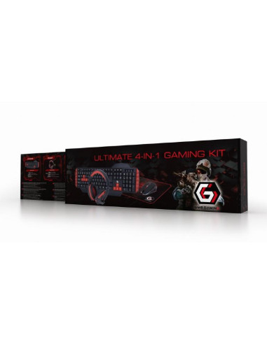 KEYBOARD USB GAMING KIT ENG/ULTIMATE GGS-UMG4-02 GEMBIRD
