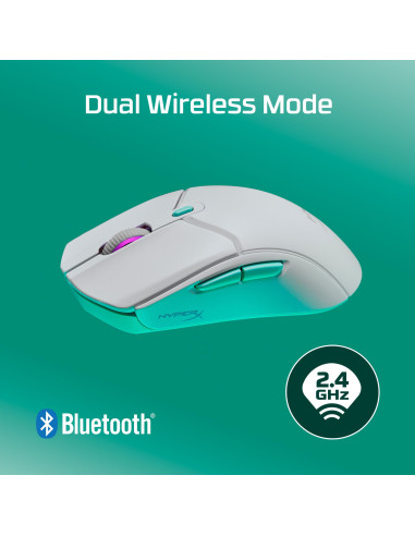 MOUSE USB OPTICAL HYPERX PF/HAS2 WL WHT 8R2E7AA HYPERX