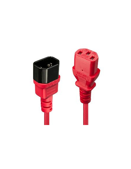 CABLE POWER IEC EXTENSION 1M/RED 30477 LINDY