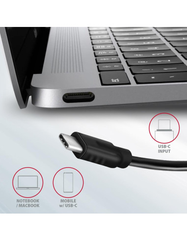 I/O HUB USB-C 5IN1/0.13M HMC-5G21 AXAGON