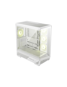Case, MSI, ATX/micro ATX/Mini-ITX, White/Transparent, Midi Tower, MAG PANO 130R PZ, MAGPANO130RPZWHITE