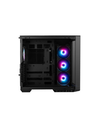 Case, MSI, MAG PANO 100R PZ, MidiTower, Case product features Transparent panel, ATX, MicroATX, MiniITX, Colour Black, MAGPANO1