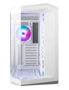 Case, MSI, MAG PANO 100R PZ, MidiTower, Case product features Transparent panel, ATX, MicroATX, MiniITX, Colour White, MAGPANO1
