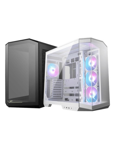 Case, MSI, MAG PANO 100R PZ, MidiTower, Case product features Transparent panel, ATX, MicroATX, MiniITX, Colour White, MAGPANO1