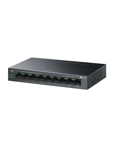 Switch, TP-LINK, LS109P, PoE+ ports 8, LS109P