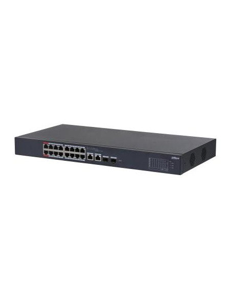 Switch, DAHUA, Type L2, Desktop/pedestal, Rack, PoE ports 16, CS4218-16ET-135