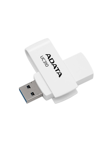 MEMORY DRIVE FLASH USB3.2 64GB/WHITE UC310-64G-RWH ADATA