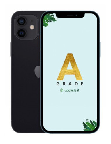 UPCYCLE IT APPLE IPHONE 12 6,1, 64GB, BLACK, MGJ53, A-GRADE