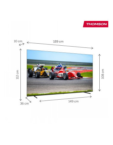 THOMSON 85 QLED PRO UHD GOOGLE SMART TV