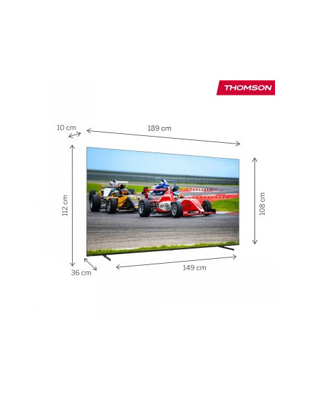 THOMSON 85 QLED PRO UHD GOOGLE SMART TV