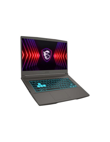 Notebook, MSI, Thin A15 B7UC, CPU Ryzen 5, 7535HS, 3300 MHz, 15.6", 1920x1080, RAM 16GB, DDR5, 4800 MHz, SSD 512GB, NVIDIA GeFo