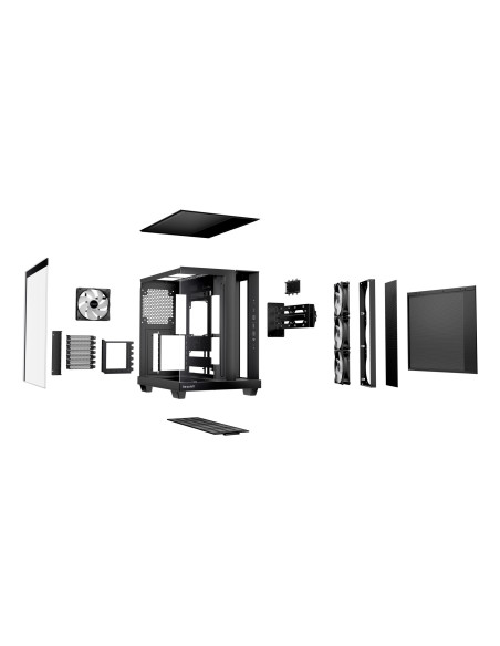 Case, BE QUIET, ATX/micro ATX/Mini-ITX, Black, Midi Tower, PC, BGW85