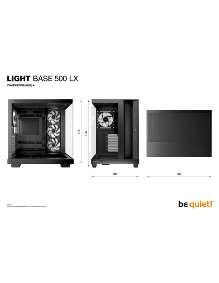 Case, BE QUIET, ATX/micro ATX/Mini-ITX, Black, Midi Tower, PC, BGW85
