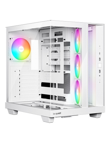 Case, BE QUIET, ATX/micro ATX/Mini-ITX, White, Midi Tower, PC, BGW86
