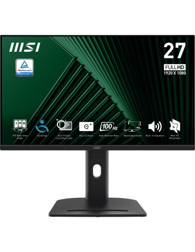 LCD Monitor, MSI, PRO MP275PG, 27", Business, Panel IPS, 16:9, 100 Hz, 1 ms, PROMP275PG