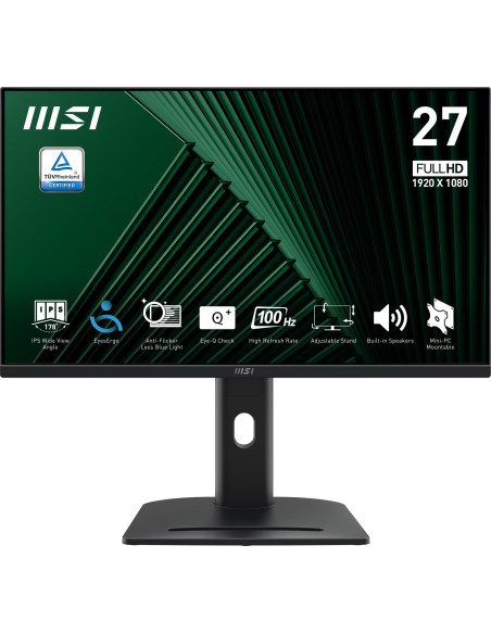 LCD Monitor, MSI, PRO MP275PG, 27", Business, Panel IPS, 16:9, 100 Hz, 1 ms, PROMP275PG
