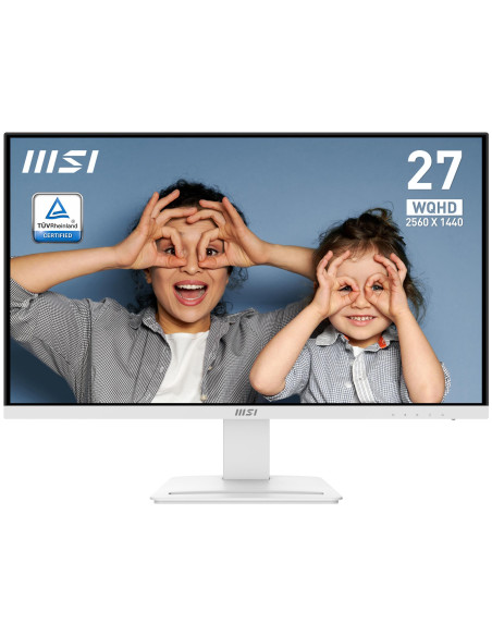 LCD Monitor, MSI, PRO MP273QW E2, 27", Business, Matte, 2560x1440, 16:9, 100Hz, 1 ms, Speakers, Colour White, PROMP273QWE2