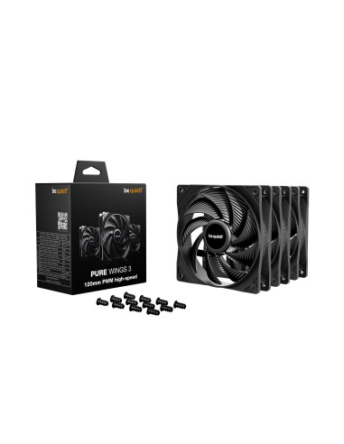 CASE FAN 120MM PURE WINGS 3/PWM HS 3-PACK BL140 BE QUIET