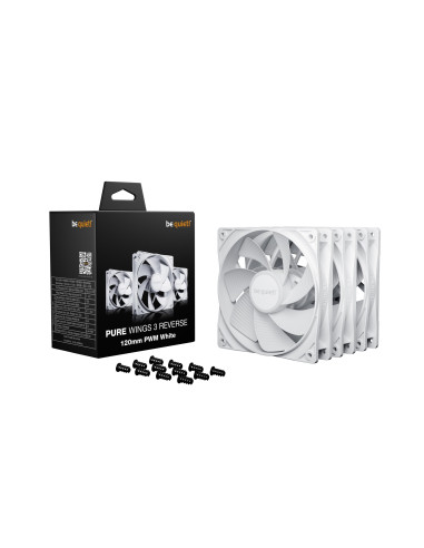 CASE FAN 120MM PURE WINGS 3/PWM WHT 3-PACK BL136 BE QUIET