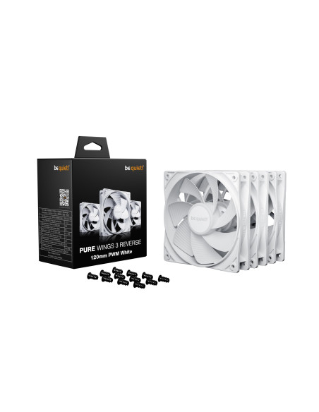 CASE FAN 120MM PURE WINGS 3/PWM WHT 3-PACK BL136 BE QUIET