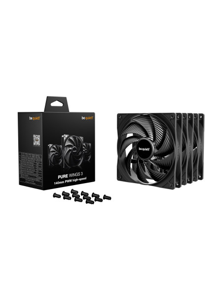 CASE FAN 140MM PURE WINGS 3/PWM HS 3PACK BL138 BE QUIET