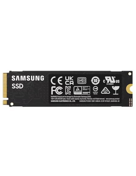 SSD, SAMSUNG, 990 EVO Plus, 1TB, M.2, PCIe Gen5, NVMe, TLC, Write speed 6300 MBytes/sec, Read speed 7150 MBytes/sec, 2.38mm, TB