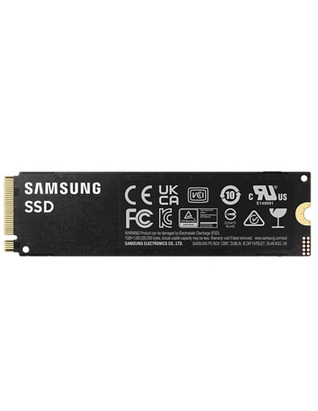 SSD, SAMSUNG, 990 PRO, 1TB, M.2, PCIE, NVMe, MLC, Write speed 6900 MBytes/sec, Read speed 7450 MBytes/sec, 2.3mm, TBW 600 TB, M