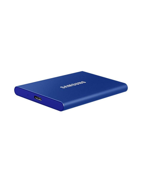 External SSD, SAMSUNG, T7, 2TB, USB 3.2, Write speed 1000 MBytes/sec, Read speed 1050 MBytes/sec, MU-PC2T0H/WW