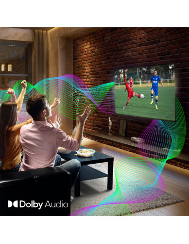 TV Set, THOMSON, 65", 4K/Smart, QLED, 3840x2160, Wireless LAN, Bluetooth, Google TV, Dark Grey, 65QG4S14