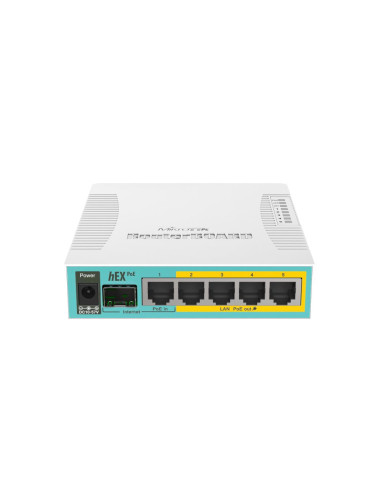 NET ROUTER 10/100/1000M 5PORT/HEX POE RB960PGS MIKROTIK