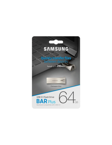 MEMORY DRIVE FLASH USB3.1 64GB/BAR PLUS MUF-64BE3/APC SAMSUNG