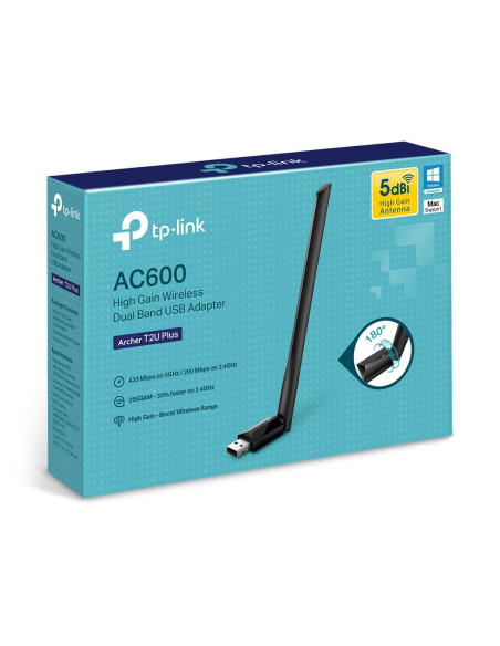 WRL ADAPTER 600MBPS USB/ARCHER T2U PLUS TP-LINK