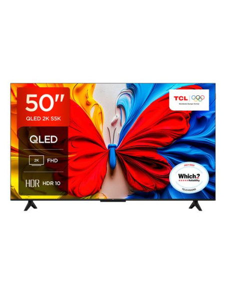 TV Set, TCL, 50 ", Full HD, 1920 x 1080 pixels, Flat, 16:9, QLED, 50V5C