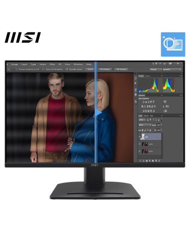 LCD Monitor, MSI, PRO MP275QPG, 27", Business, Panel IPS, 2560x1440, 16:9, 100 Hz, 1 ms, Speakers, PROMP275QPG