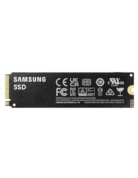 SSD, SAMSUNG, 990 PRO, 2TB, M.2, PCIE, NVMe, MLC, Write speed 6900 MBytes/sec, Read speed 7450 MBytes/sec, 2.3mm, TBW 1200 TB, 