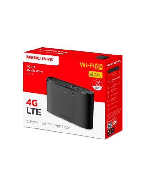 Wireless Router, MERCUSYS, Router, 4G, MT110