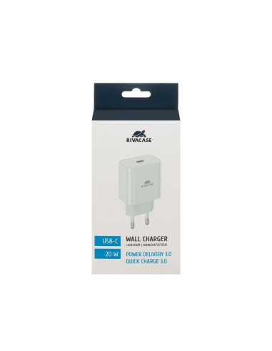 MOBILE CHARGER WALL/WHITE PS4101 W00 RIVACASE