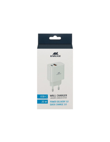 MOBILE CHARGER WALL/WHITE PS4102 W00 RIVACASE