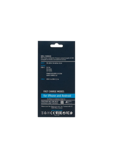 MOBILE CHARGER WALL/WHITE PS4101 WD4 RIVACASE