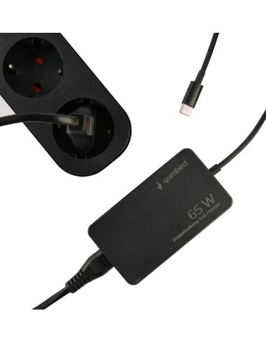 NB ACC AC ADAPTER 65W/NPA-AC-PDQC65-01 GEMBIRD