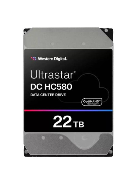 HDD, WESTERN DIGITAL ULTRASTAR, Ultrastar DC HC580, WUH722422ALE6L4 0F62785, 22TB, 512 MB, 7200 rpm, 3,5", 0F62785