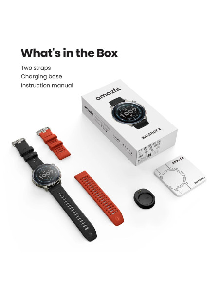 SMARTWATCH AMAZFIT BALANCE 2/BLACK W2429GL1N HUAMI