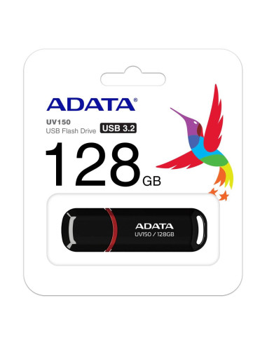 MEMORY DRIVE FLASH USB3 128GB/BLACK AUV150-128G-RBK ADATA