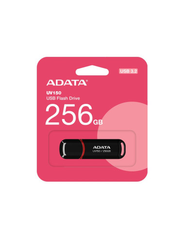 MEMORY DRIVE FLASH USB3 256GB/BLACK AUV150-256G-RBK ADATA