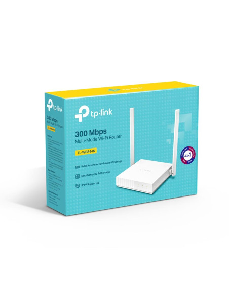 Wireless Router, TP-LINK, Wireless Router, 300 Mbps, IEEE 802.11b, IEEE 802.11g, IEEE 802.11n, 1 WAN, 4x10/100M, Number of ante