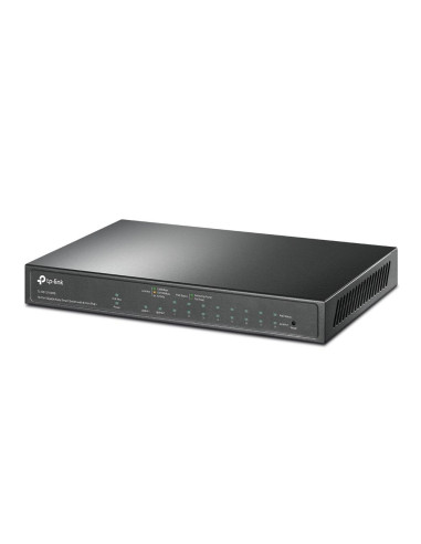 Switch, TP-LINK, Desktop/pedestal, 9x10Base-T / 100Base-TX / 1000Base-T, 1x10/100/1000BASE-T/SFP combo, PoE+ ports 8, 123 Watts