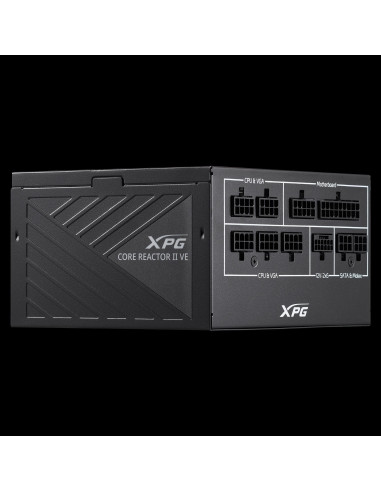Power Supply, ADATA, XPG CORE REACTOR II VE, 850 Watts, Efficiency 80 PLUS GOLD, COREREACTORIIVE850G-BKCEU