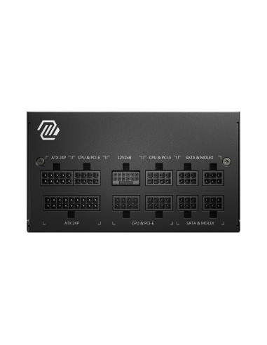 Power Supply, MSI, 750 Watts, Efficiency 80 PLUS GOLD, PFC Active, MAGA750GLPCIE5